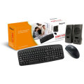 the hottest sell 2.0 USB desktop keyboard 3 in 1 desktop combo